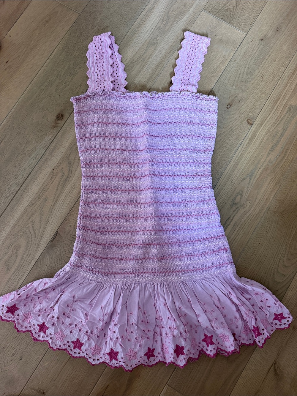 LoveShackFancy smocked dress